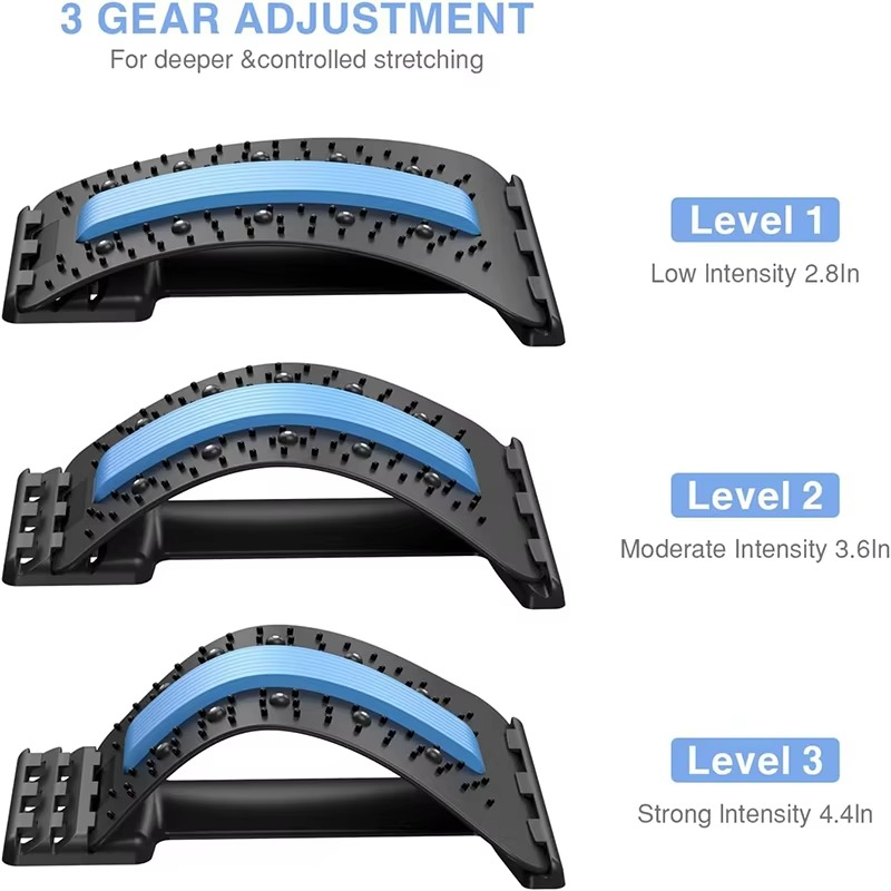Flexible Back Support Stretcher for Pain Relief