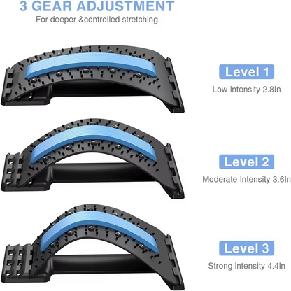 Flexible Back Support Stretcher for Pain Relief