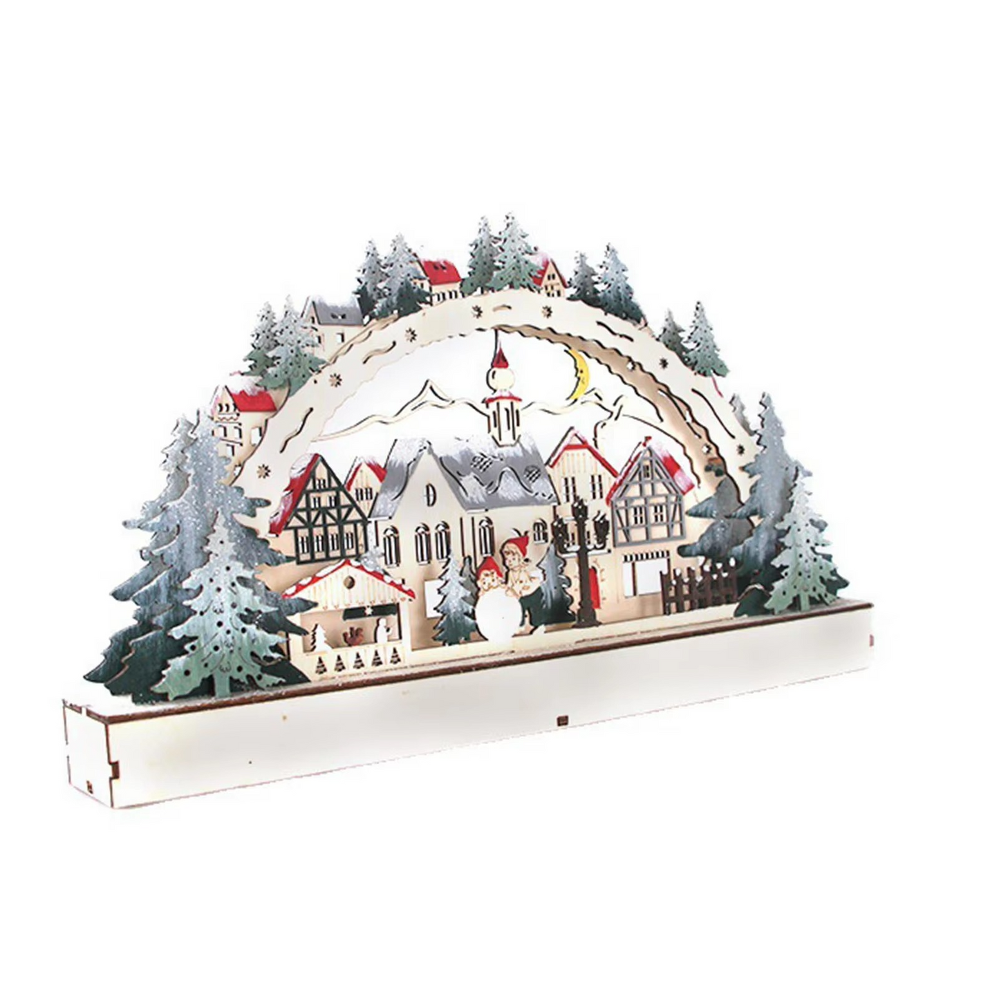 Fun Countdown LED Christmas Calendar with Lights
