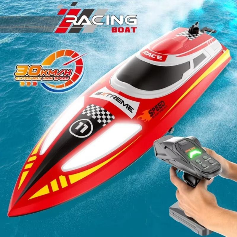 Fast RC Electric Speedboat Waterproof Remote Control Toy