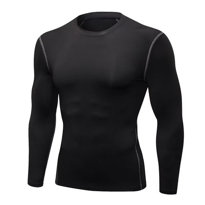 Men's Fit Moisture Wicking Sports Baselayer Top
