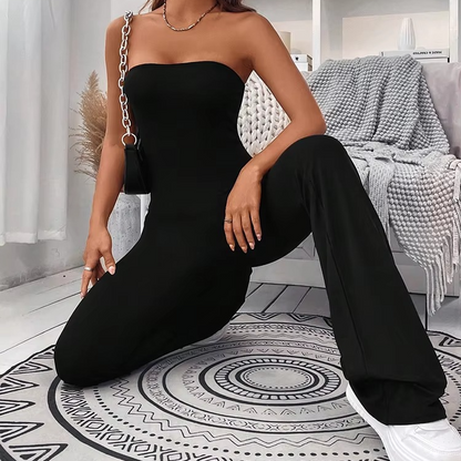 Women's Lightweight Capri Jumpsuit Pants