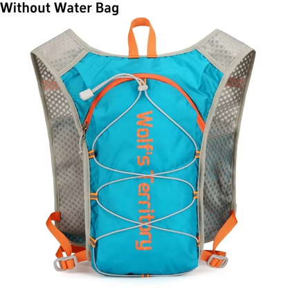 Lightweight Water Backpack With Reflective Panels And Ventilated Mesh