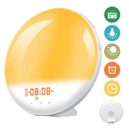 Smart LED Wake Up Clock with Radio and Nightlight