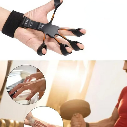 Compact Finger Exerciser with Adjustable Tension