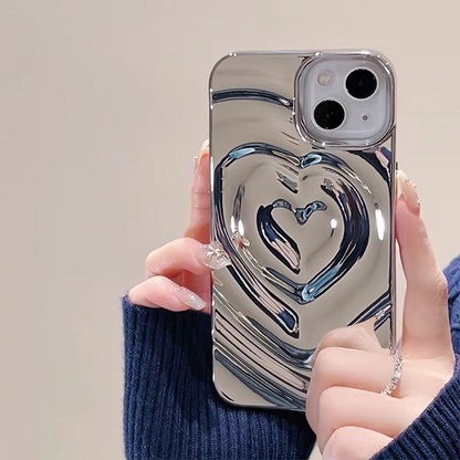 Vintage Foldable Heart Phone Cover
