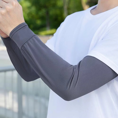 Cooling UV Protective Arm Sleeves for Driving Sports
