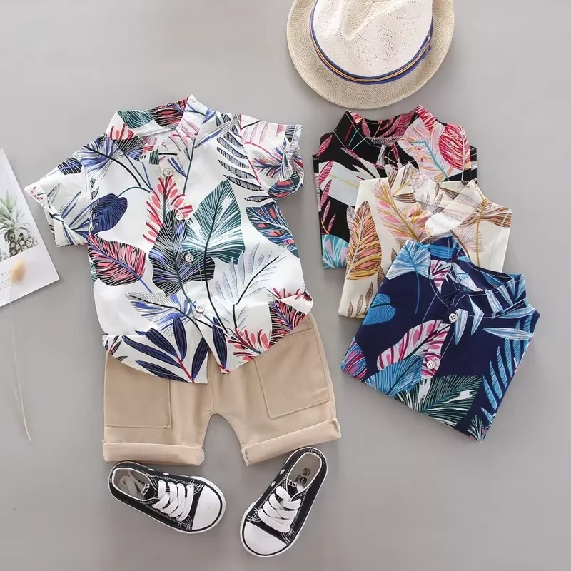 Cute Baby Boy Summer Shorts Set - Hehif