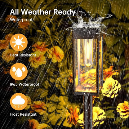 Bright Outdoor Solar Powered Walkway Lights