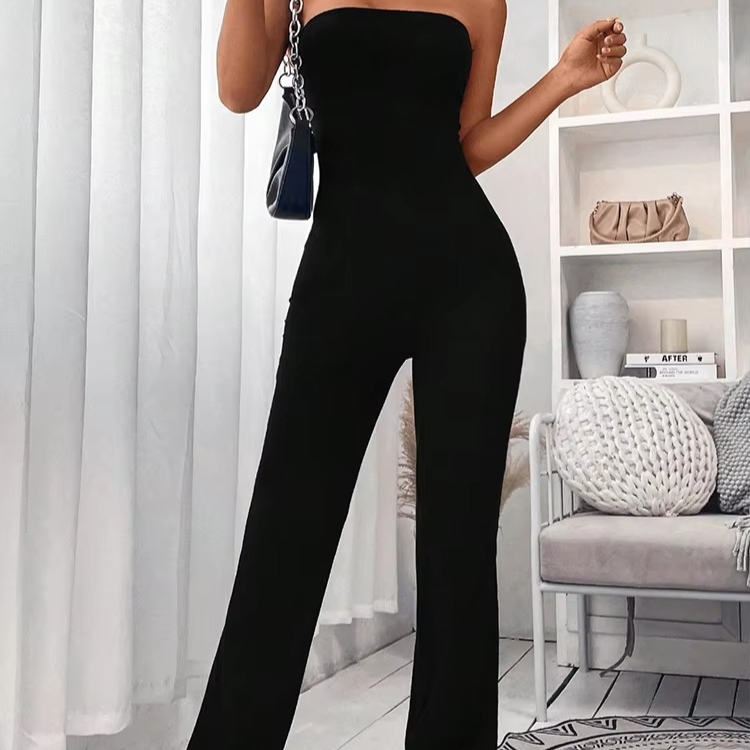 Women's Lightweight Capri Jumpsuit Pants