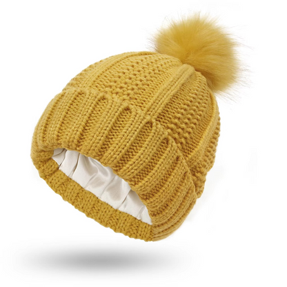 Warm Cable Knit Slouch Beanie