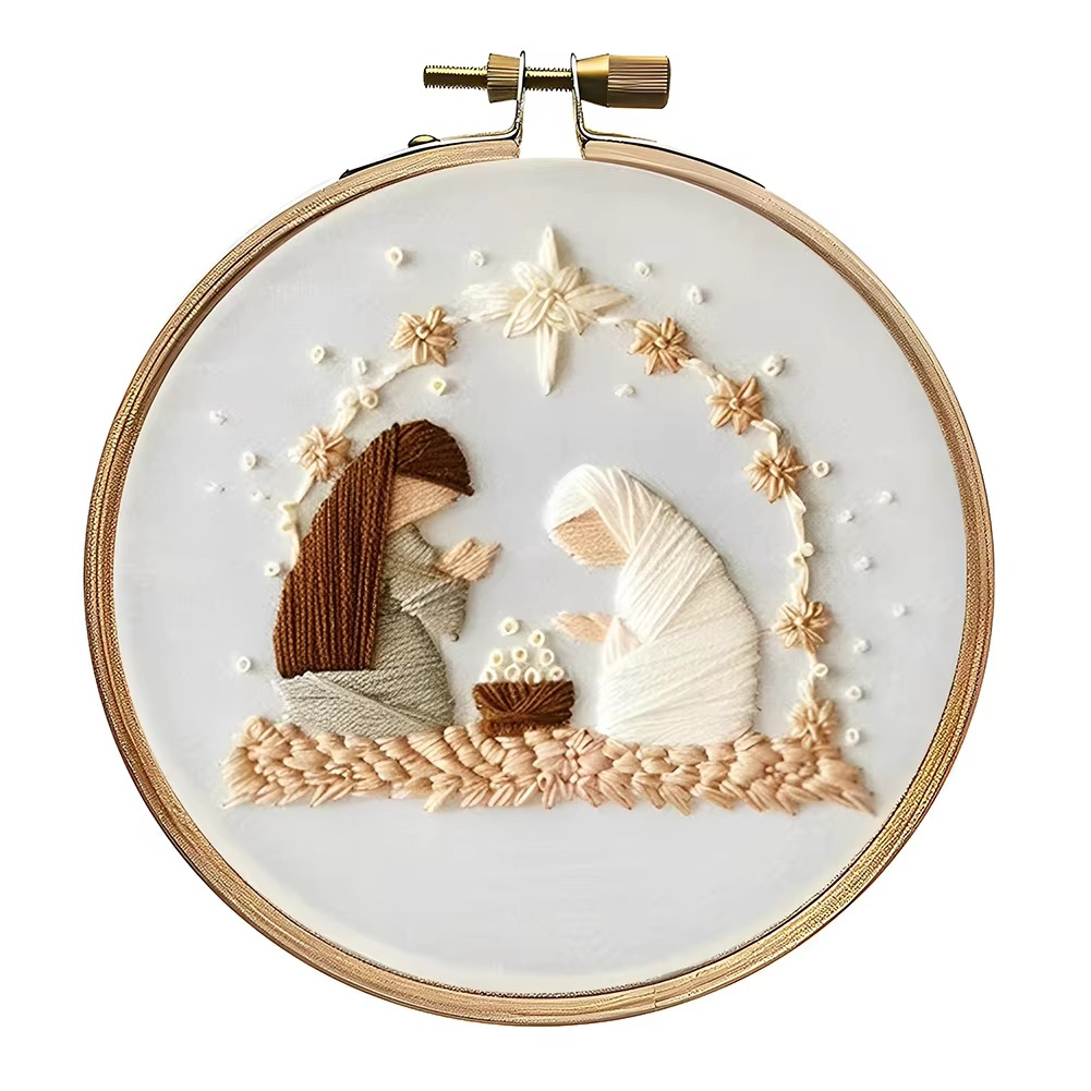 Easy Christmas Cross Stitch Kit for Beginners