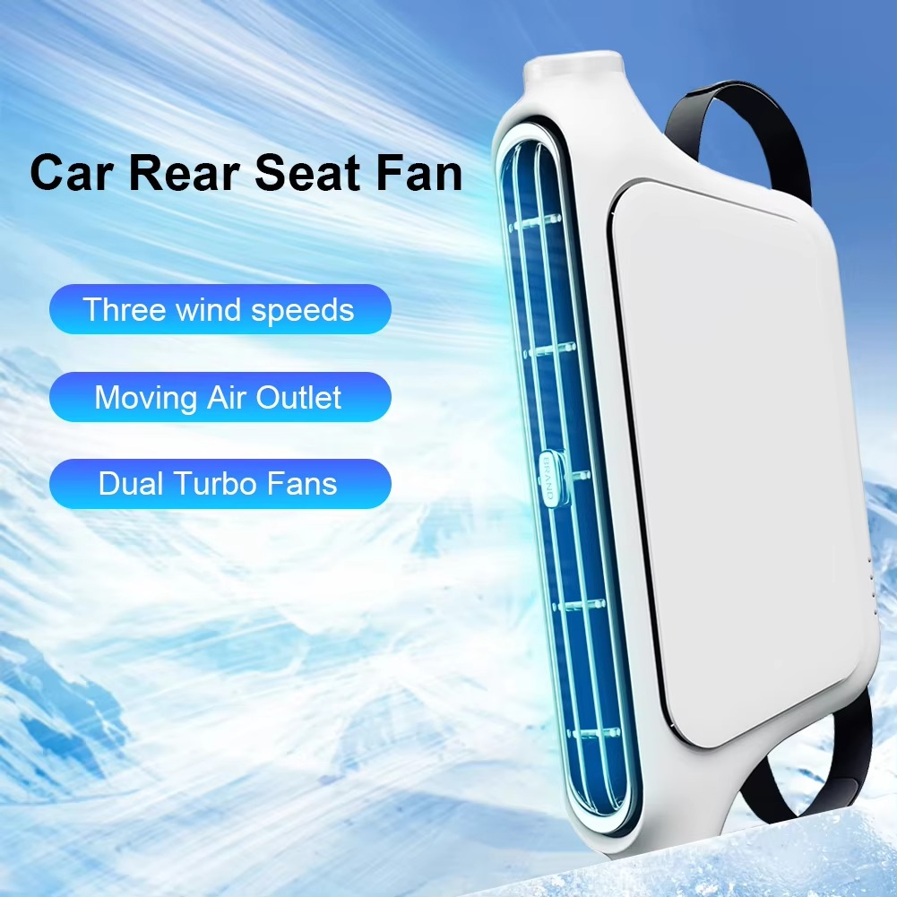 Portable Car Seat Cooling Fan 3 Speed Adjustable