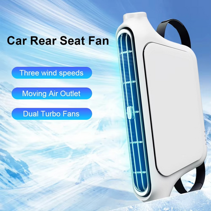 Portable Car Seat Cooling Fan 3 Speed Adjustable
