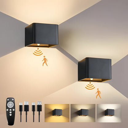 Motion Activated LED Wall Lamp with Rechargeable Battery