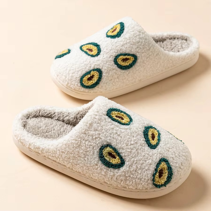 Soft Fun Women's Slippers - Warm Plush Non Slip House Shoes