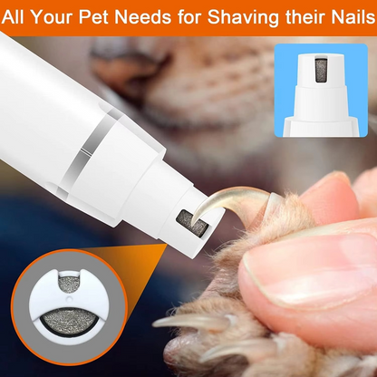 Complete Pet Care Set: Silent Trimmer, Nail File & Grooming Kit
