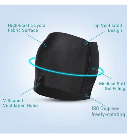 Relaxing Cold Hot Head Ice Wrap with Eye Mask