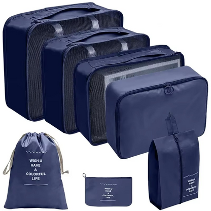 Compact Packing Cubes for Travel and Closet Organization