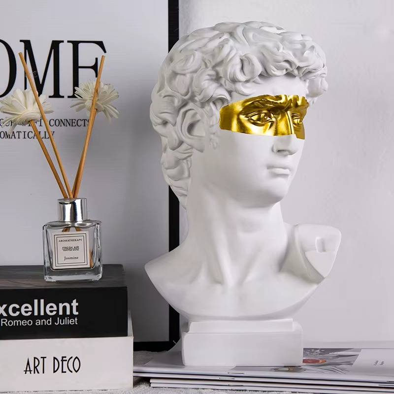 Unique Resin David Bust Statue