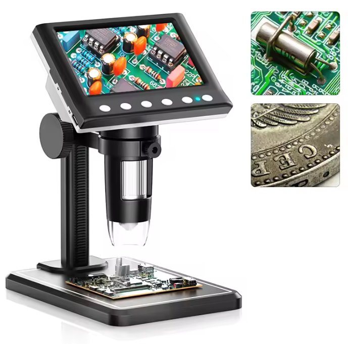 Portable HD Microscope with 4.3'' Screen – 1000X Zoom