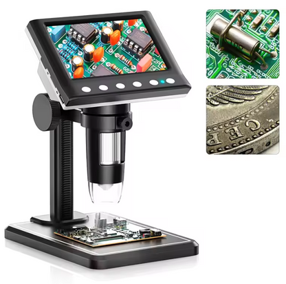 Portable HD Microscope with 4.3'' Screen – 1000X Zoom