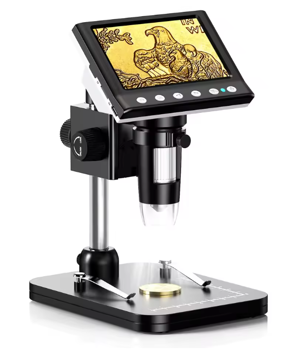 Portable HD Microscope with 4.3'' Screen – 1000X Zoom