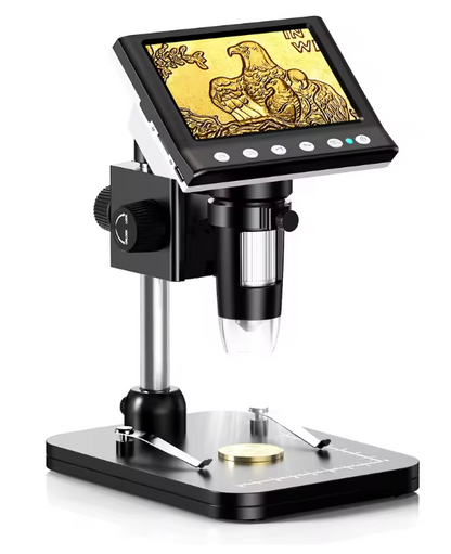 Portable HD Microscope with 4.3'' Screen – 1000X Zoom