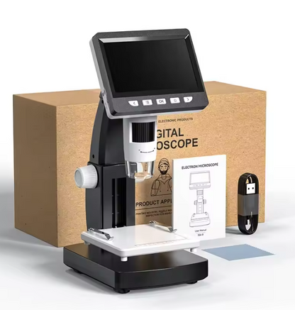 High Definition 4.3 LCD Microscope with 8 LED Lights