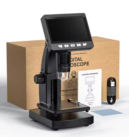 High Definition 4.3 LCD Microscope with 8 LED Lights