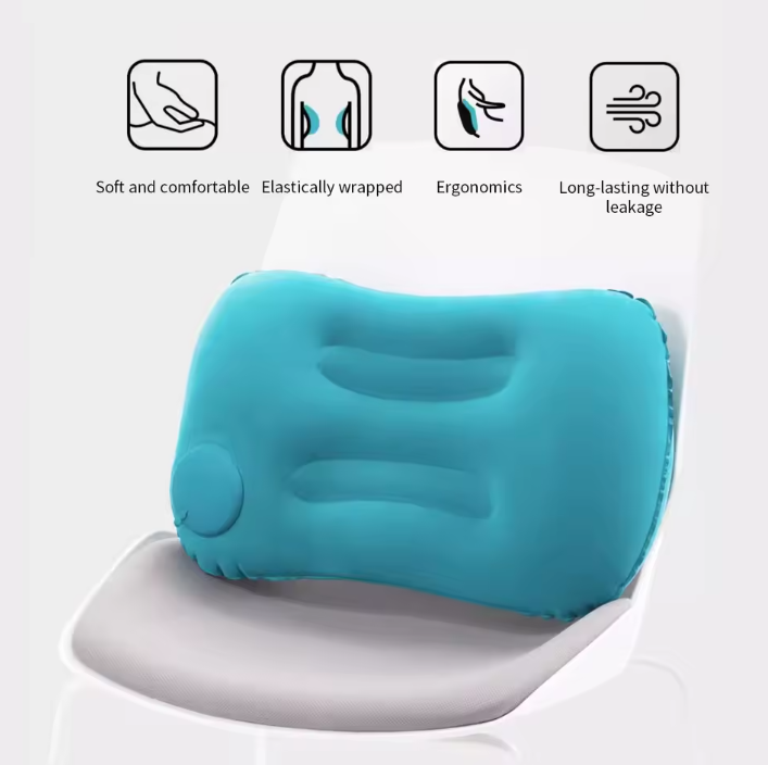 Compact Air Pillow - Soft Neck Support Cushion