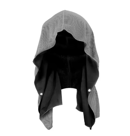 Moisture Wicking Athletic Hooded Towel With Sun Protection
