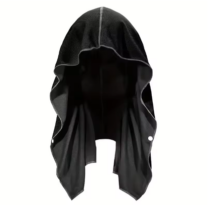 Moisture Wicking Athletic Hooded Towel With Sun Protection - Hehif