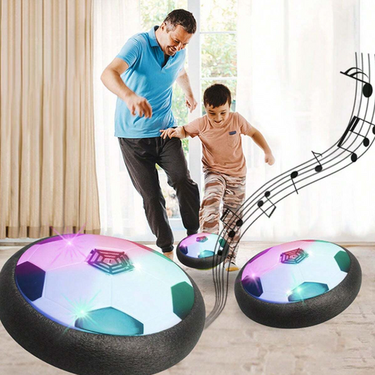 Fun Glow Floating Football for Boys – Indoor LED Ball - Hehif