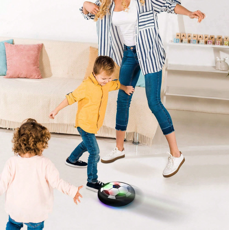 Fun Glow Floating Football for Boys – Indoor LED Ball