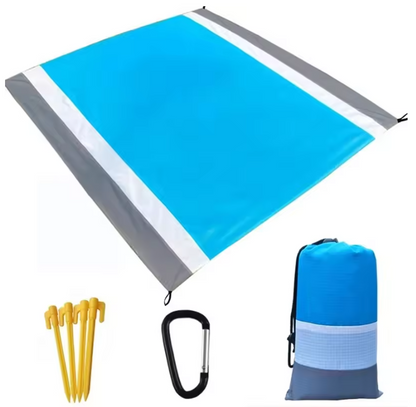 Large Water Resistant Beach Mat for 1-7 People