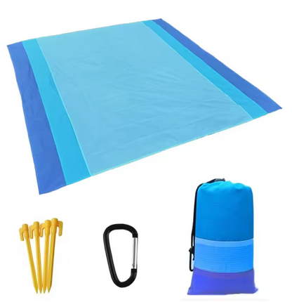 Large Water Resistant Beach Mat for 1-7 People