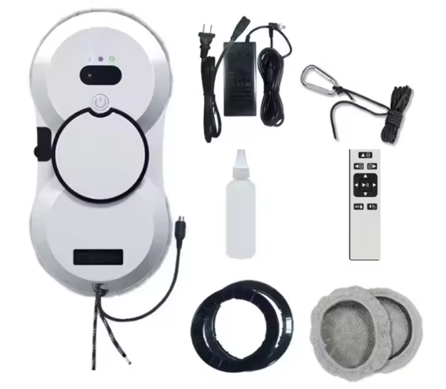 Automatic Glass Cleaner Robot With Remote