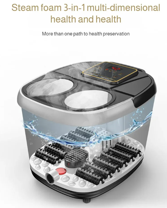 Relaxing Heated Foot Spa Massager with Bubbles