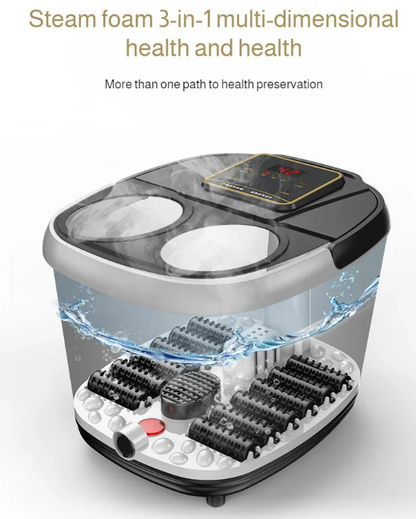 Relaxing Heated Foot Spa Massager with Bubbles