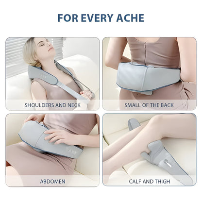 Relaxing Heat Massage for Neck and Shoulder Relief