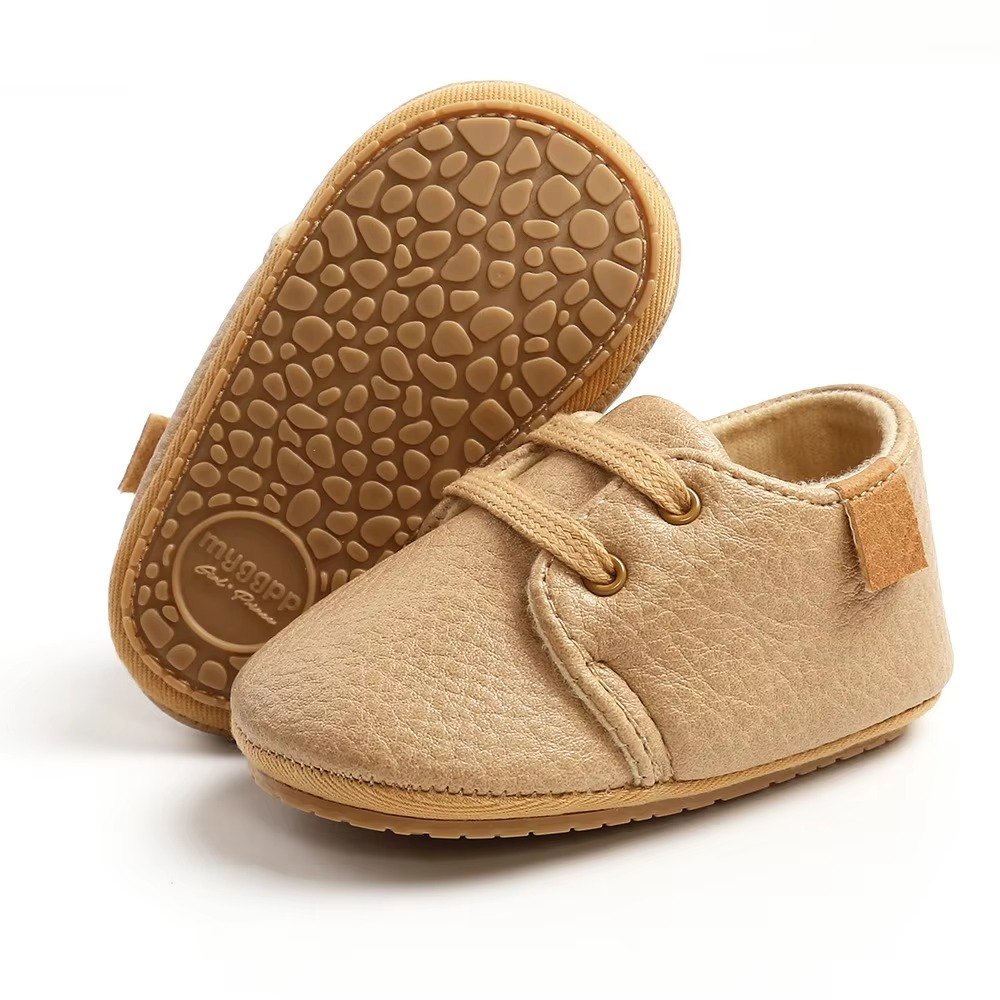 Classic Baby Athletic Boot with Flexible Rubber Outsole - Hehif