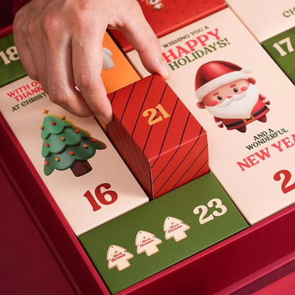 Christmas Countdown Calendar Gift Box Set