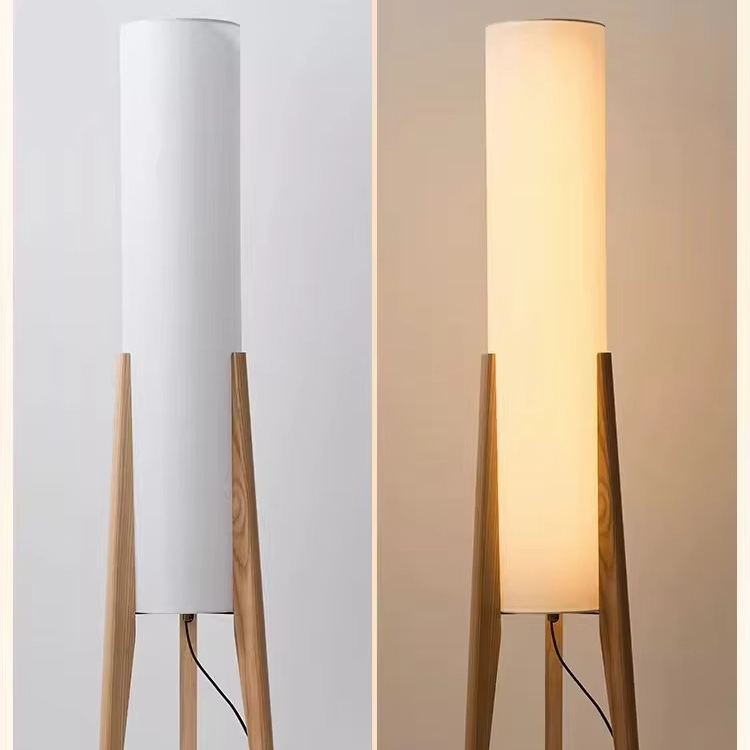 Classic Wooden Tall Lamp for Home Decor
