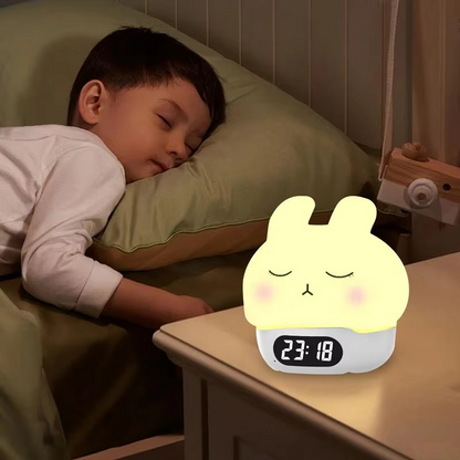 Cute Kids Digital Clock with Sleep Timer and Nightlight
