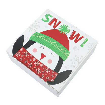 Festive Holiday Gift Boxes Set of 4