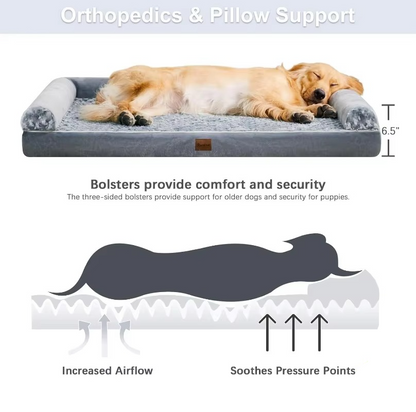 Comfortable Supportive Pet Mattress with Removable Cover