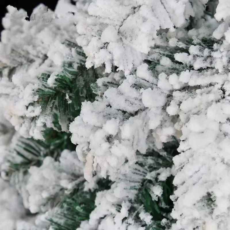 Festive Snowy Christmas Tree for Home Decor
