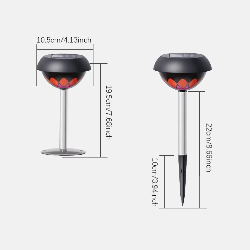 Outdoor 3 in 1 Solar Powered Yard Light