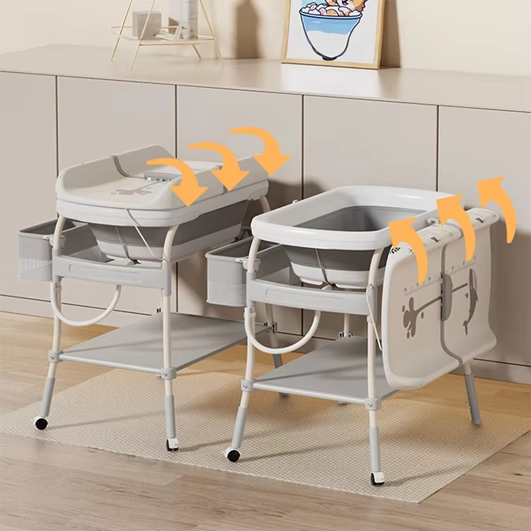 Portable Compact Baby Changing Station with Bath